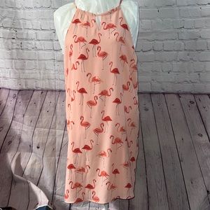 Pink flamingo dress!